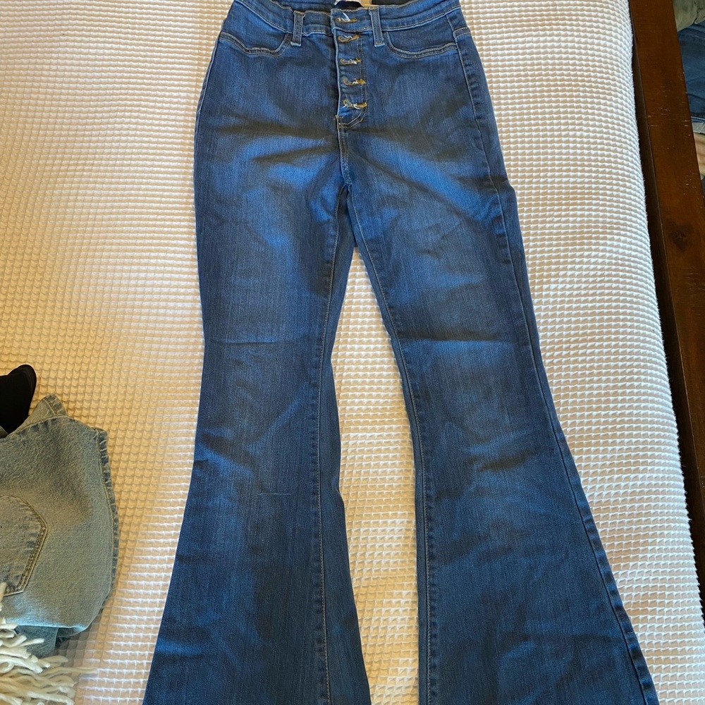 Stretchy bell bottoms